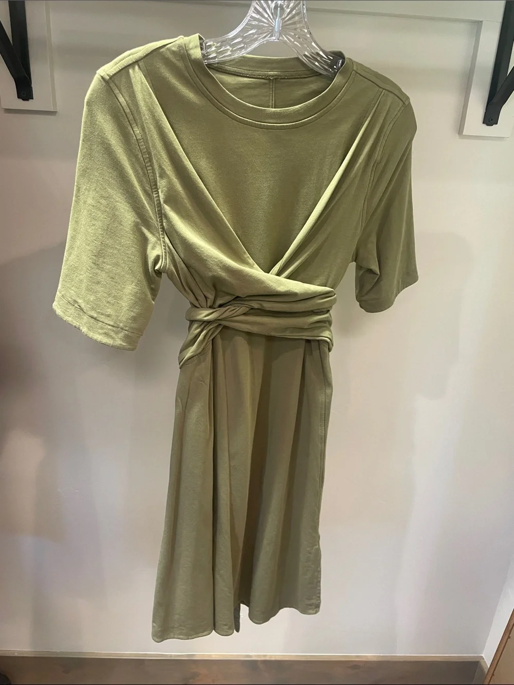 lululemon Cotton Wrap Front T-Shirt Dress